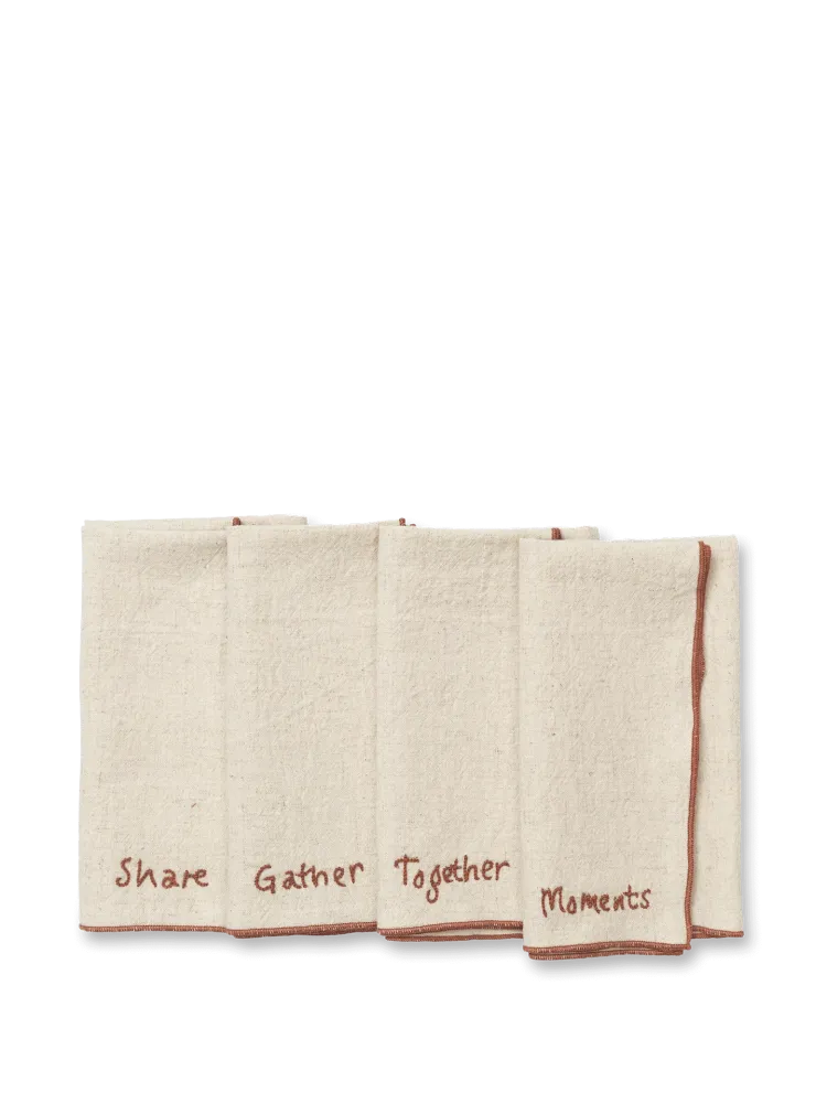 Occasion Napkins - Set 4 - Natural Ferm Living - DK