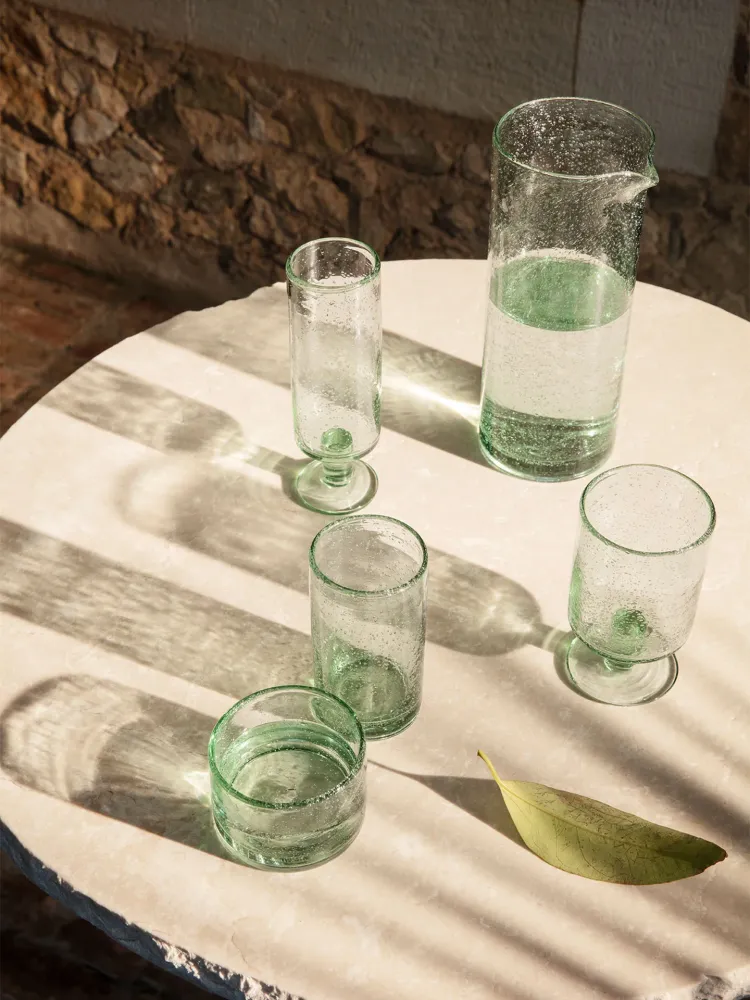 Oli Jug - Recycled Clear Ferm Living - DK
