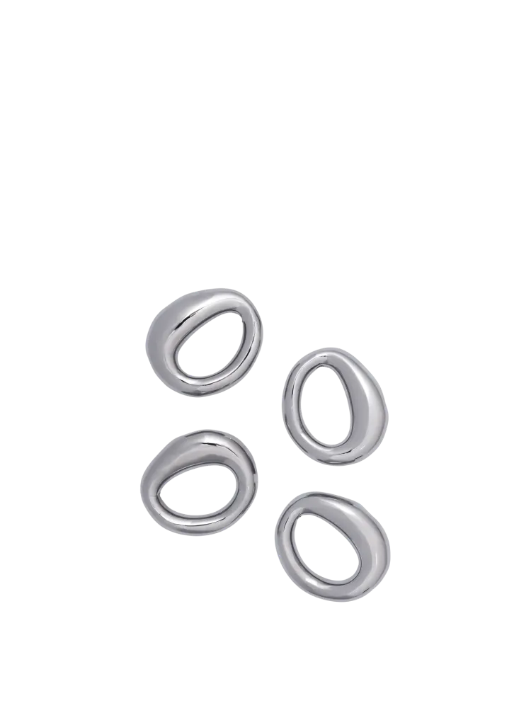Orrith Napkin Rings - Set 4 - Silver Ferm Living - DK