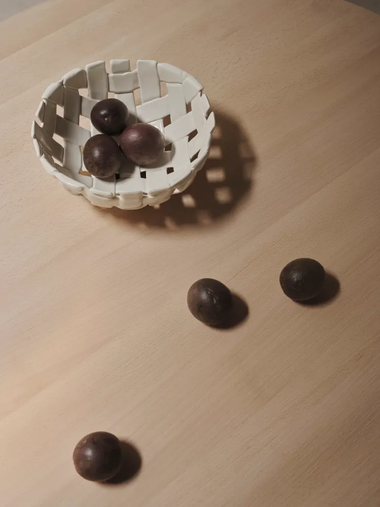 Plait Bowl - Ø24 - Off-White Ferm Living - DK