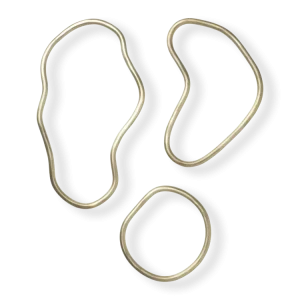 Pond Trivets - Set 3 - Brass Ferm Living - DK