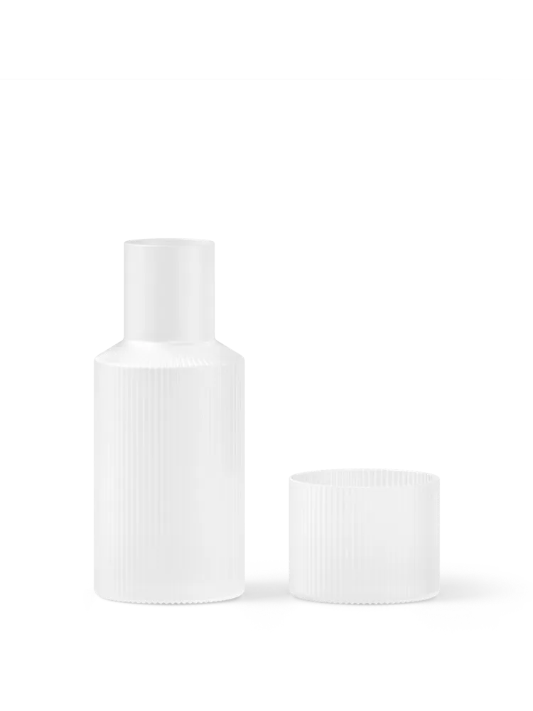 Ripple Carafe Set - Small - Frosted Ferm Living - DK