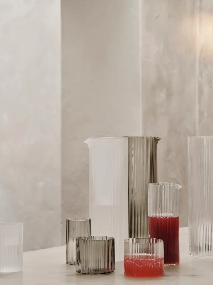 Ripple Milk Jug - Clear Ferm Living - DK