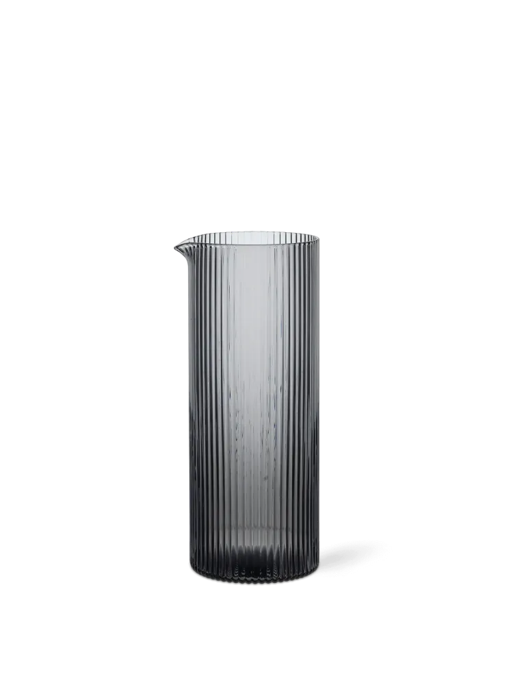 Ripple Milk Jug - Smoked Grey Ferm Living - DK