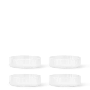 Ripple Serving Bowls - Set 4 - Frosted Ferm Living - DK