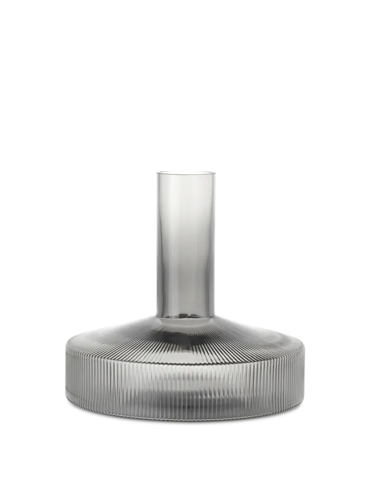Ripple Wine Carafe - Smoked Grey Ferm Living - DK