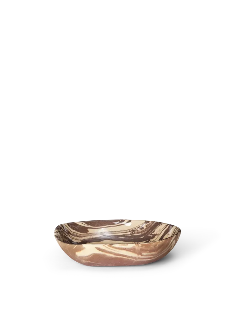 Ryu Bowl - 28 - Sand/Brown Ferm Living - DK