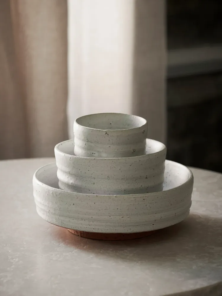 Serena Bowl - Ø12.5 - Off-white Ferm Living - DK