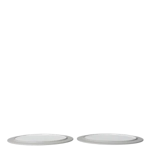 Sonae Dinner Plates - Ø28 - Set 2 - Grey/White Ferm Living - DK