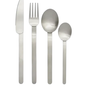 Stelo Cutlery - Set 4 - Brushed Stainless Steel Ferm Living - DK