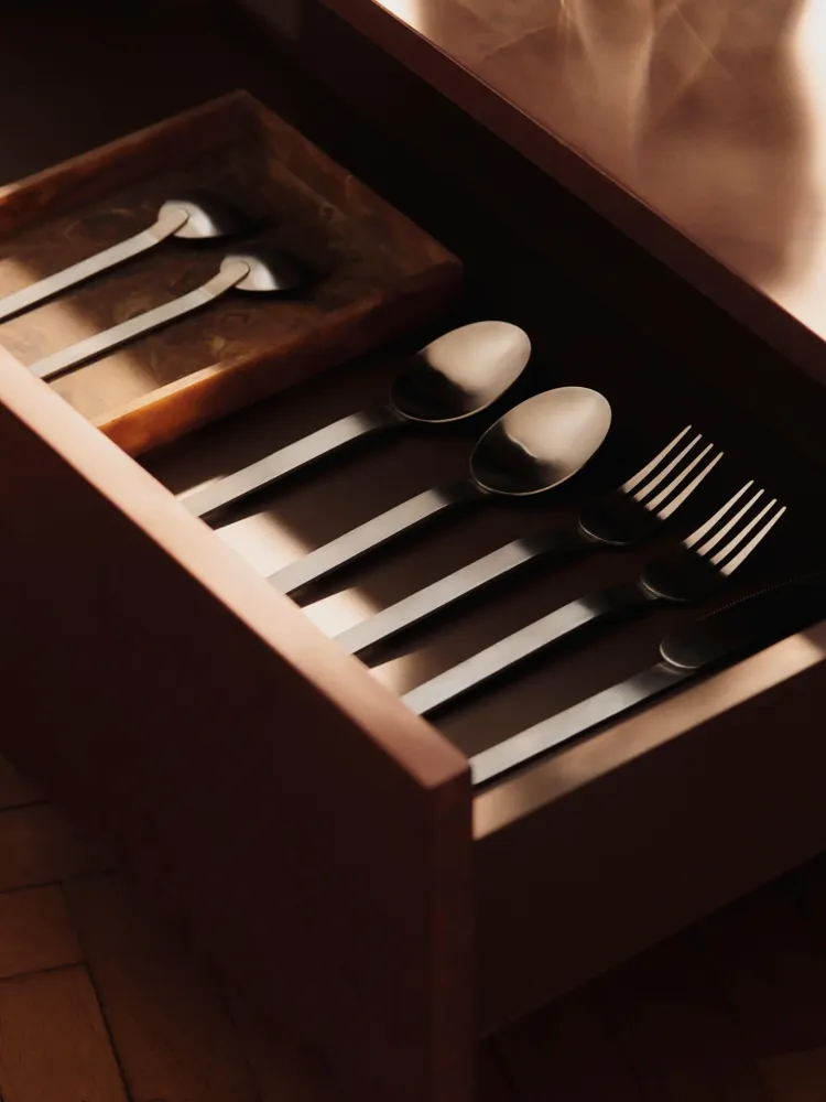 Stelo Cutlery - Set 4 - Brushed Stainless Steel Ferm Living - DK