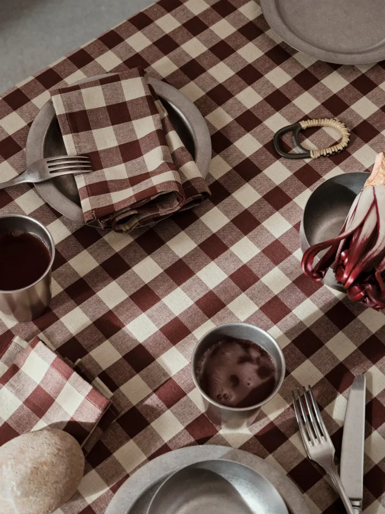 Tumbled Plate - Stainless Steel Ferm Living - DK