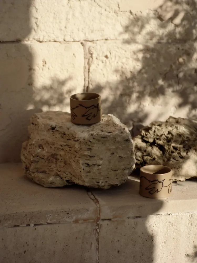 Vuelo Cup - Dark Buff Ferm Living - DK