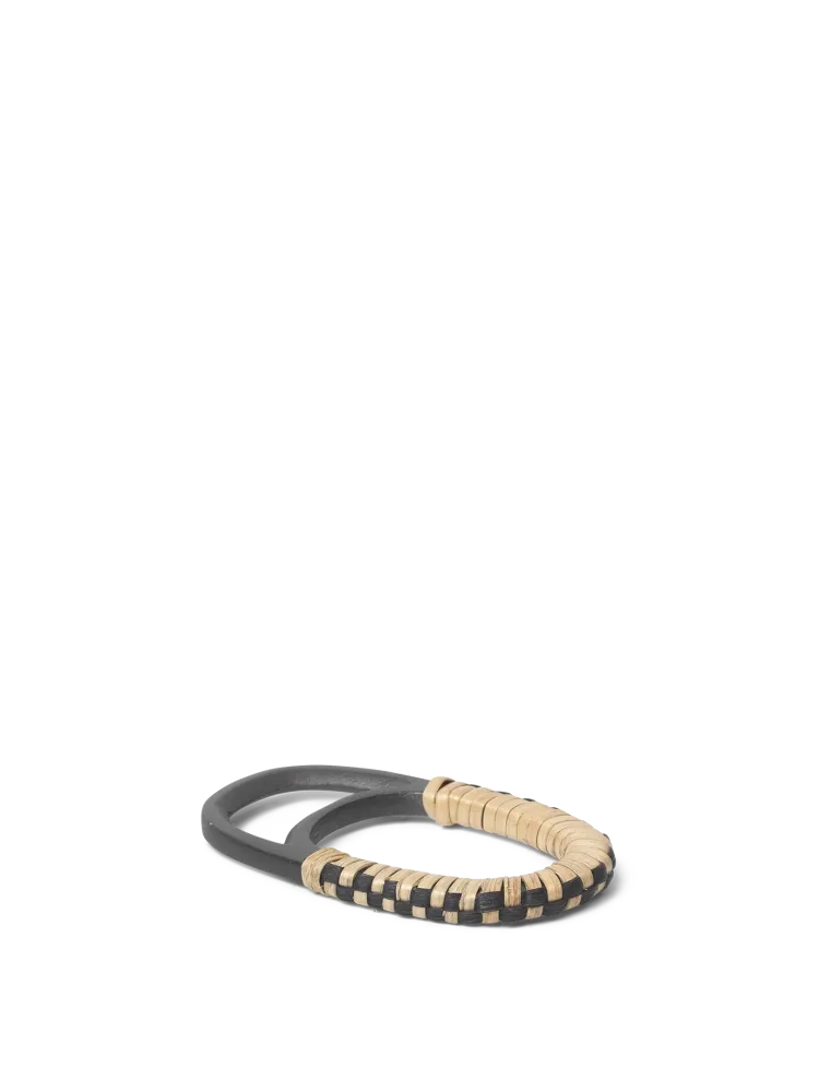 Weave Bottle Opener - Natural/Black Brass Ferm Living - DK