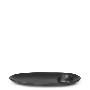 Flow Breakfast Plate - Black