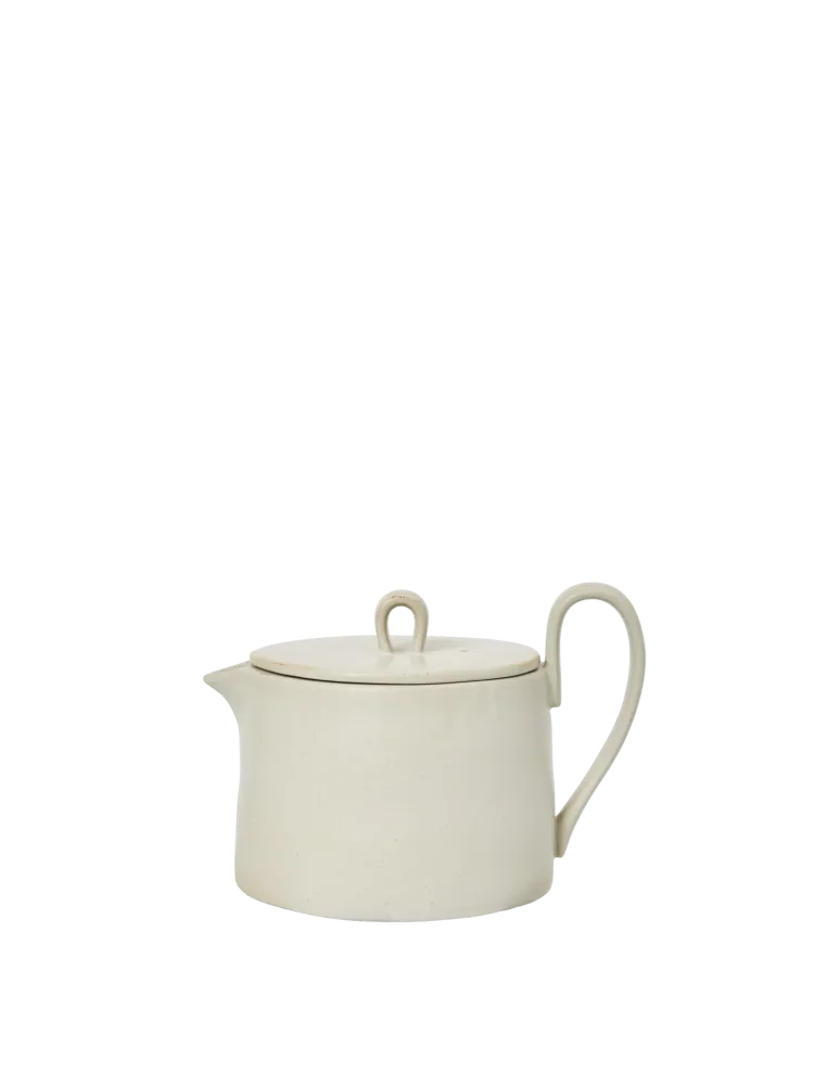 Flow Teapot - Off-White Speckle
