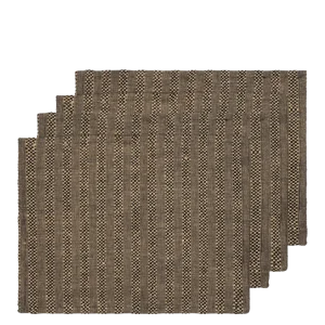 Gather Placemats - Set 4 - Black/Natural