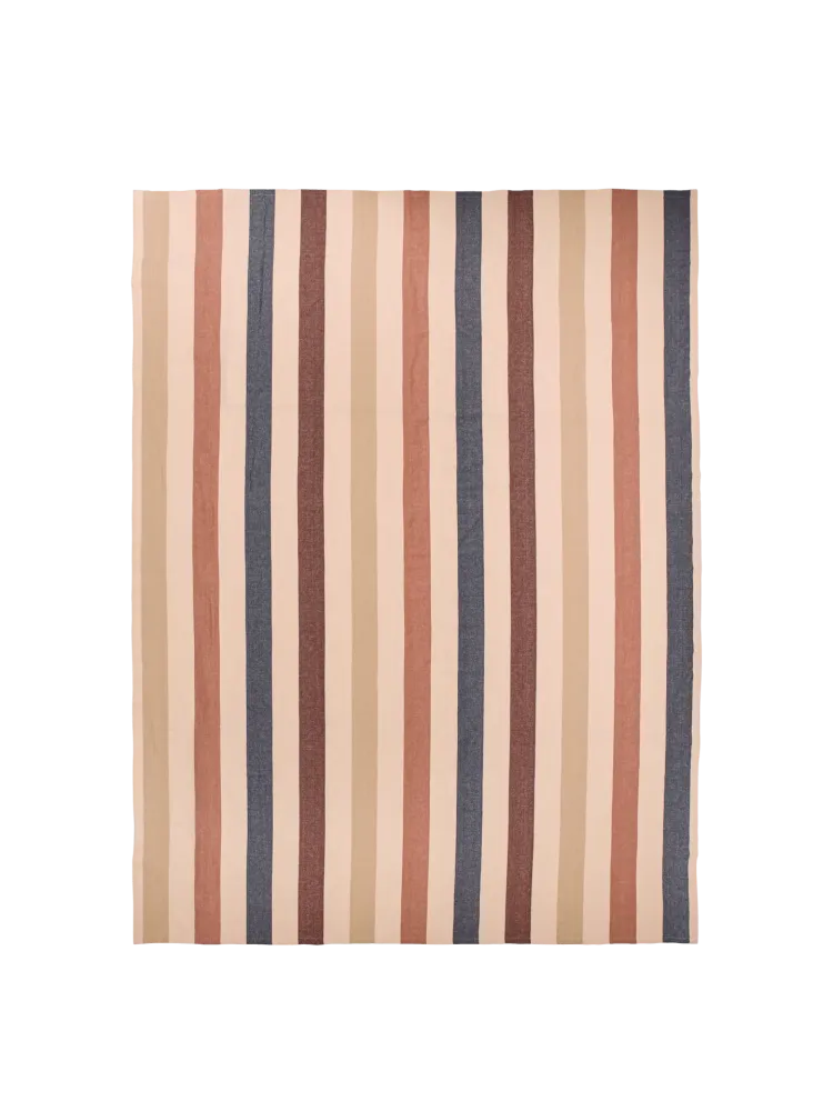 Hale Tablecloth - Cashmere/Mocha/Indigo Blue
