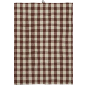 Hale Tea Towel - Cinnamon/Grey Green