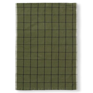 Hale Tea Towel - Green/Black
