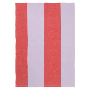 Hale Tea Towel - Red/Lilac