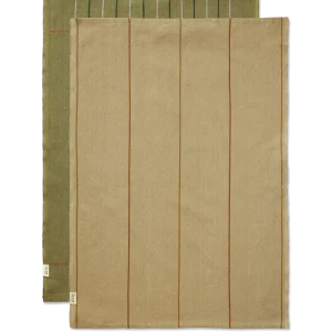 Ito Tea Towel - Set 2 - Seaweed/Flax