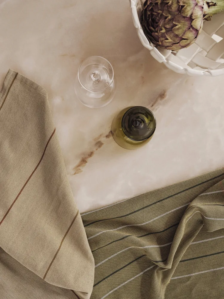 Ito Tea Towel - Set 2 - Seaweed/Flax