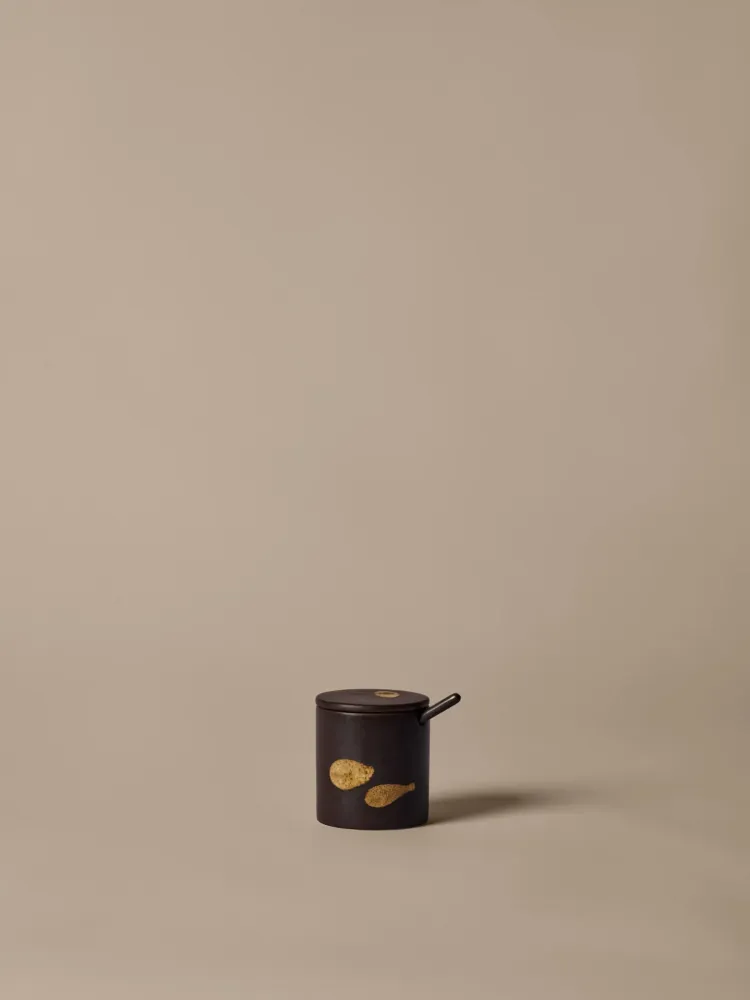 Koyo Jar Spoon - Dark Brown/Buff