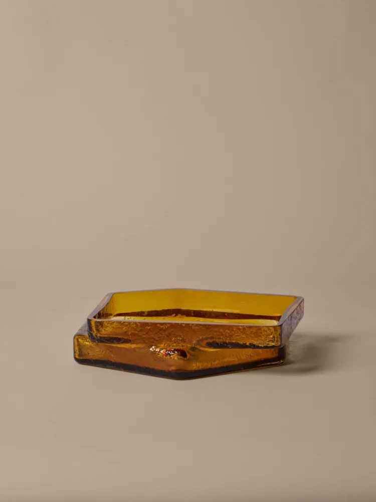 Muro Centrepiece - Recycled Amber