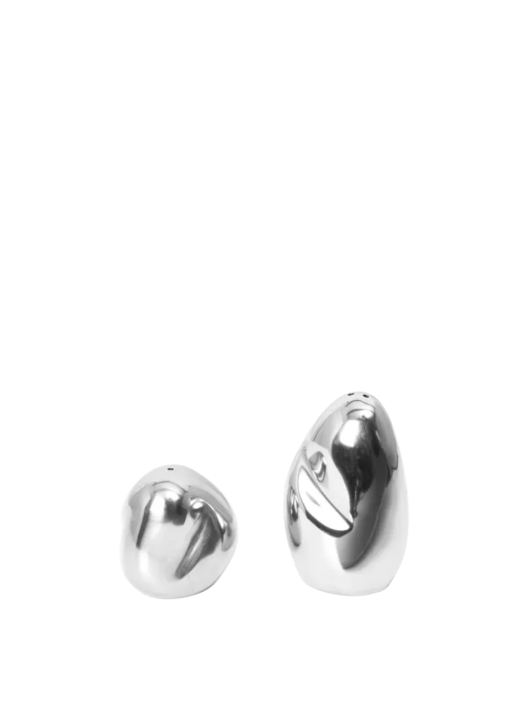 Orevo Salt and Pepper Shakers - Set 2 - Stainless Steel