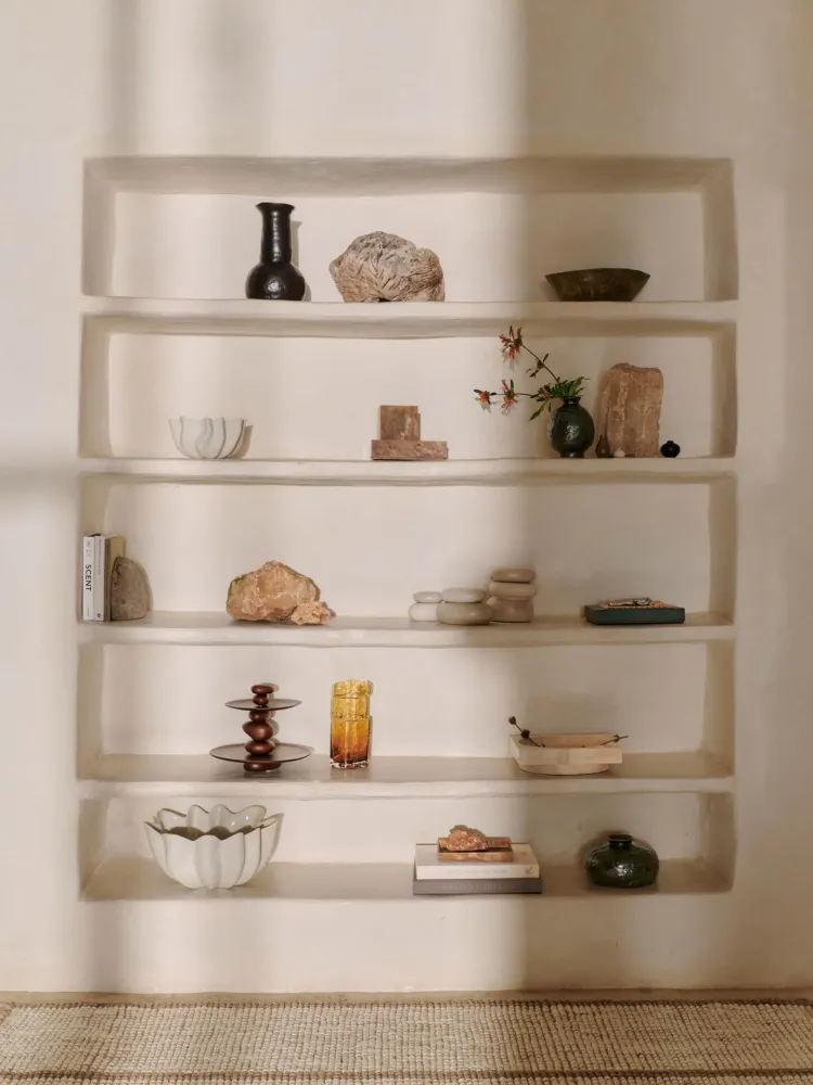 Pebble Dessert Stand - Dark Brown