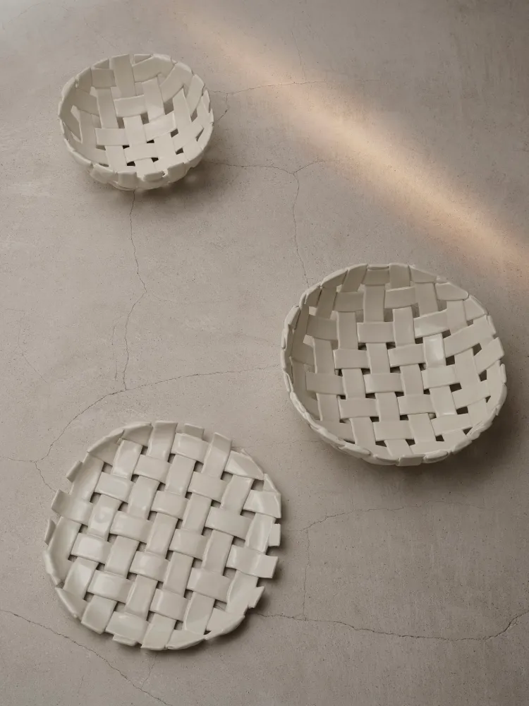 Plait Bowl - Ø30 - Off-White