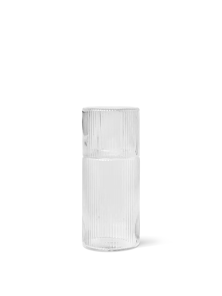 Ripple Carafe Set - Small - Clear
