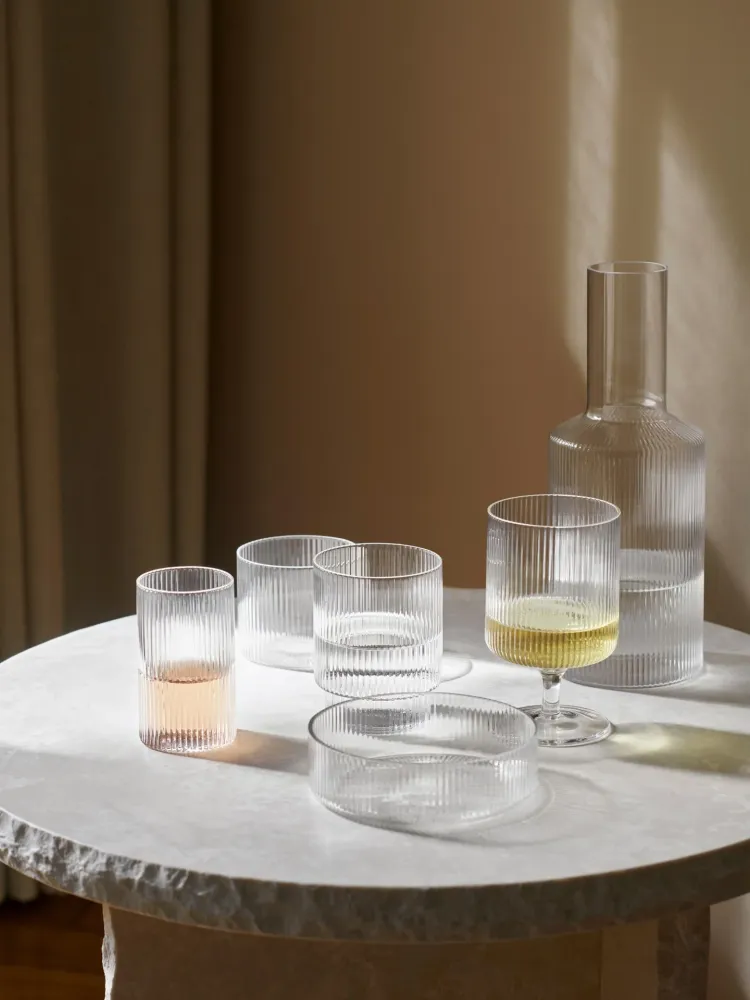 Ripple Glasses - Set 4 - Clear