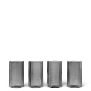 Ripple Verrines - Set 4 - Smoked Grey