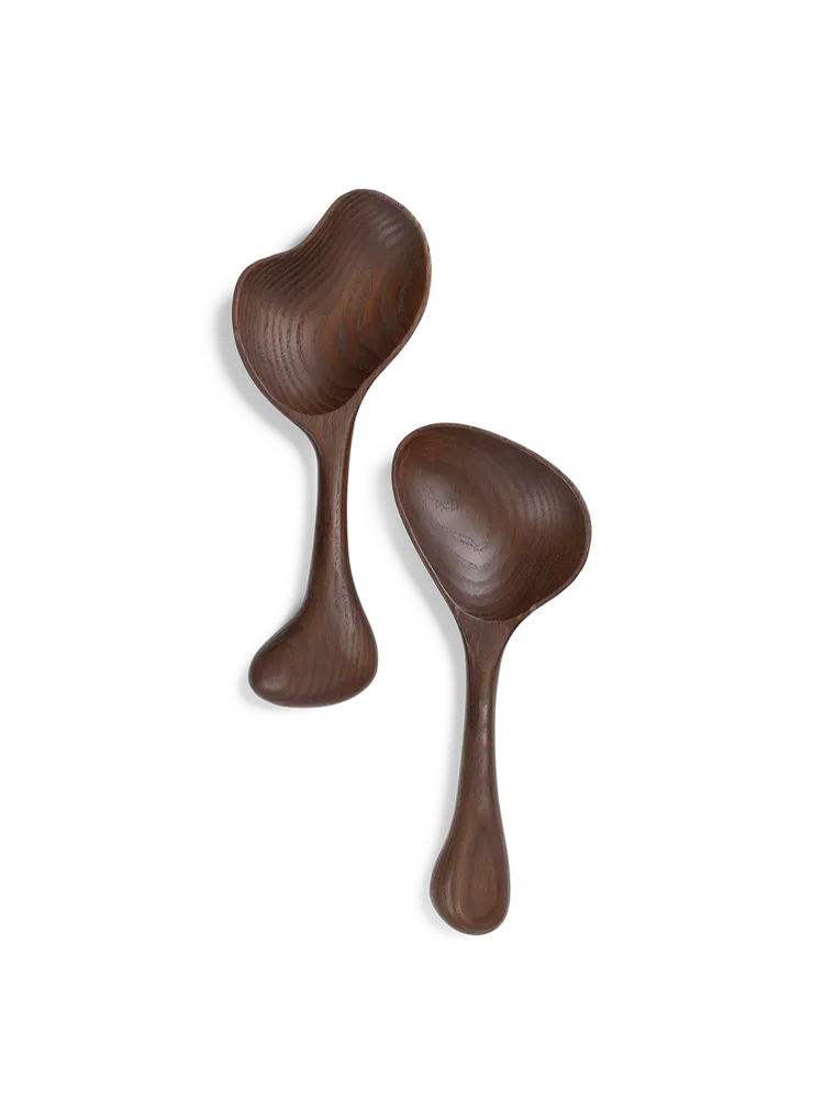 Os Salad Servers - Dark Brown