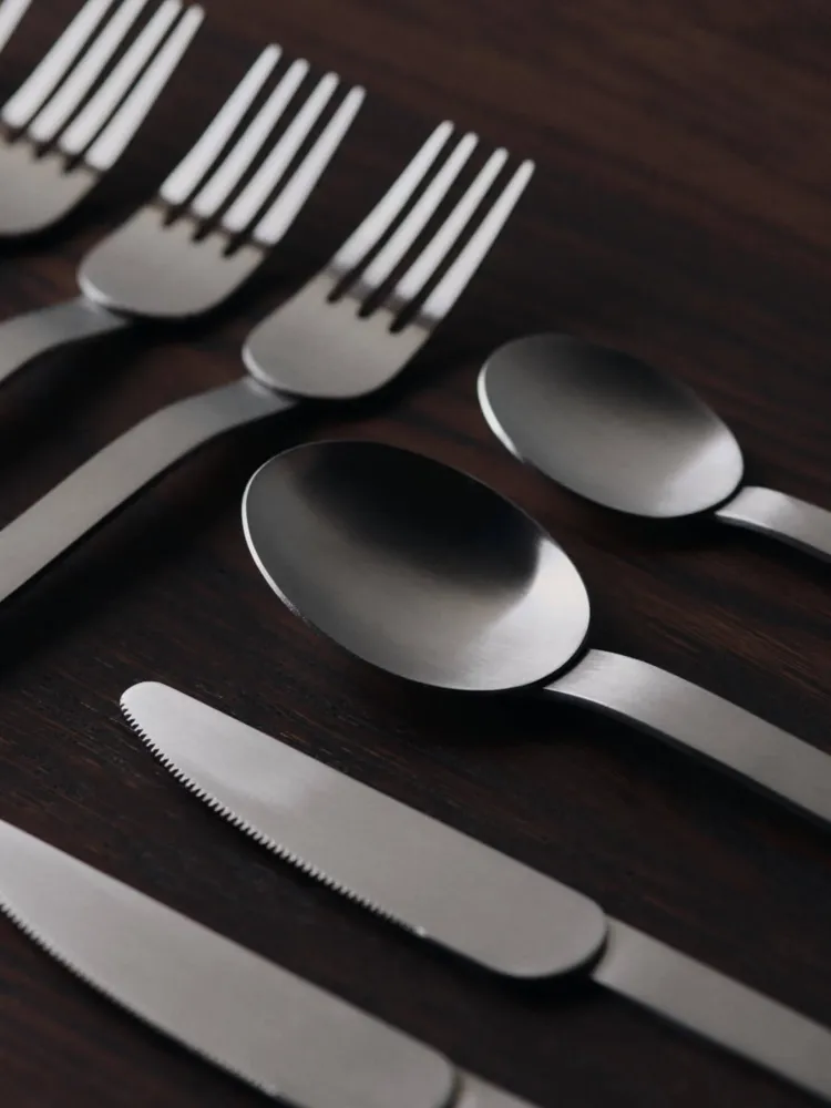 Stelo Cutlery - Set 4 - Brushed Stainless Steel