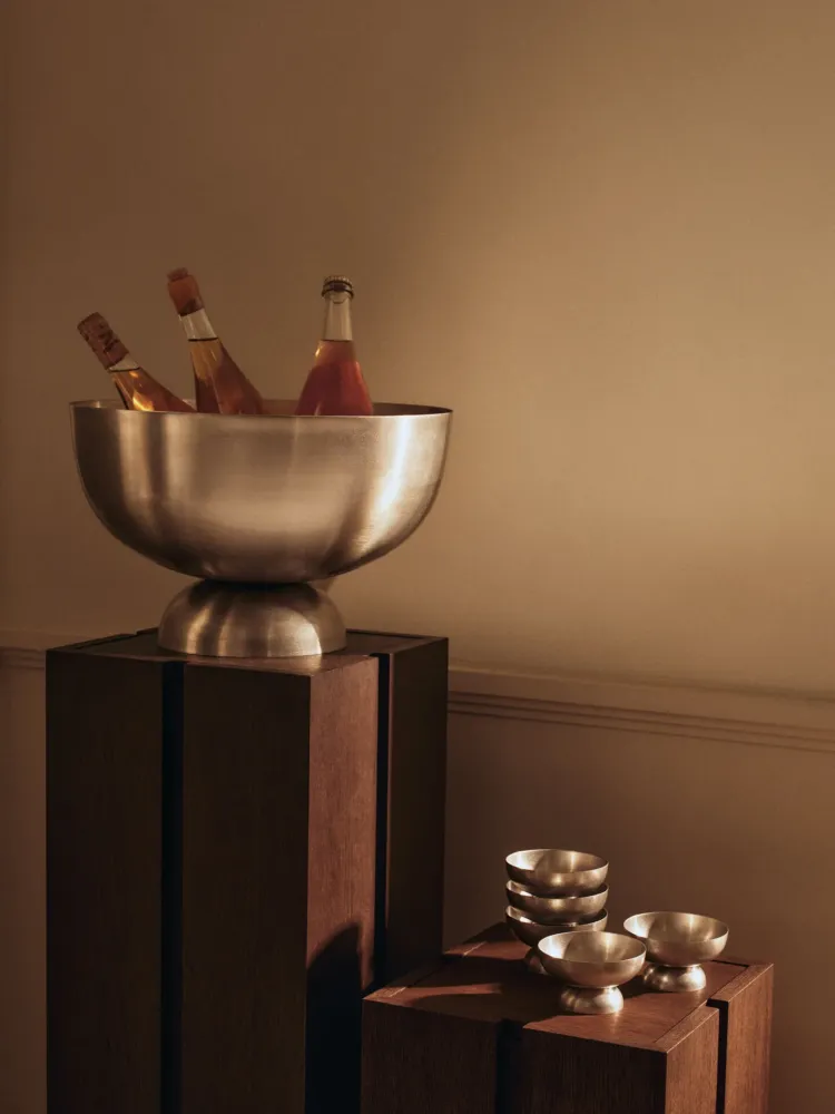 Tumbled Ice Cream Cup - Stainless Steel