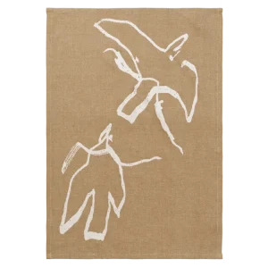 Vuelo Tea Towel - Sugar Kelp/Off-White