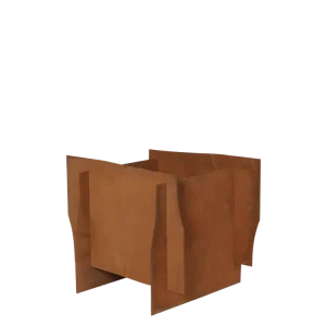 Lapel Planter - Square - Rust Ferm Living - DK