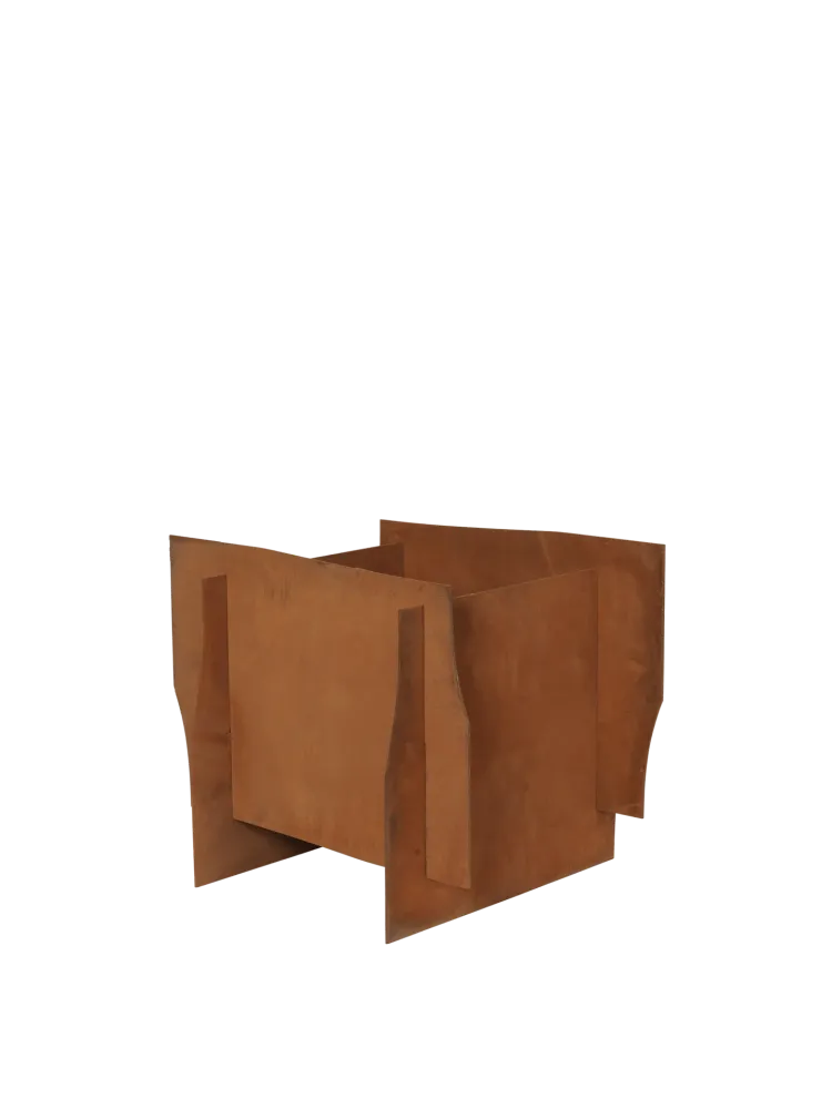 Lapel Planter - Square - Rust Ferm Living - DK