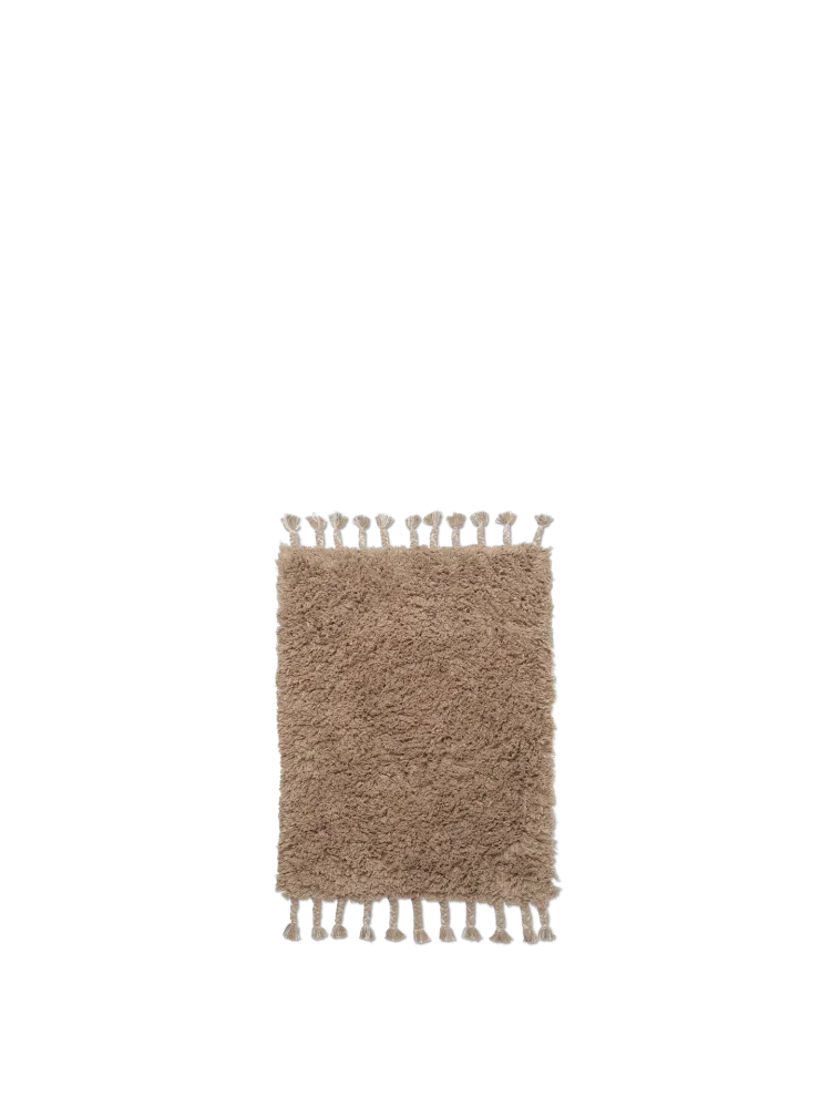 Amass Long Pile Mat - White Pepper
