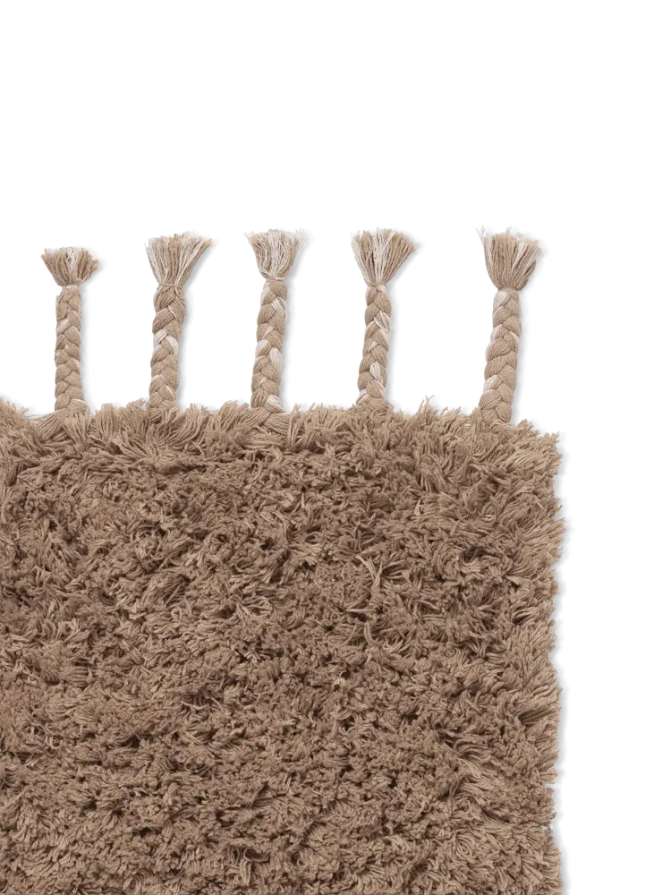 Amass Long Pile Runner - White Pepper