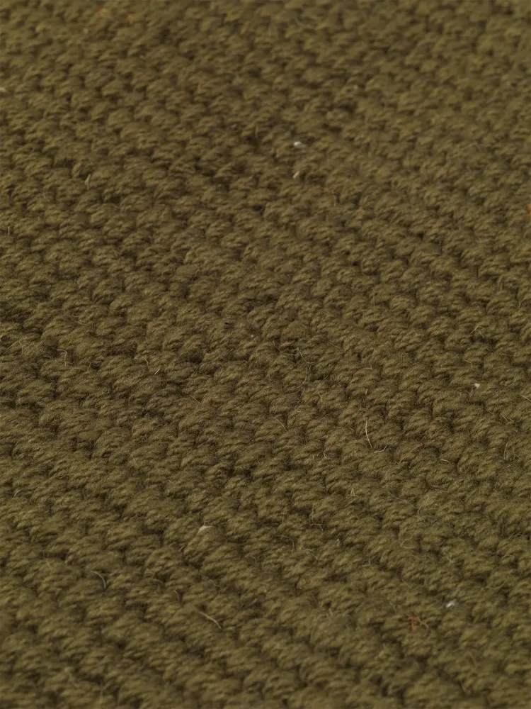 Block Runner - Olive/Natural