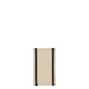 Calm Kelim Mat - Off-White/Coffee