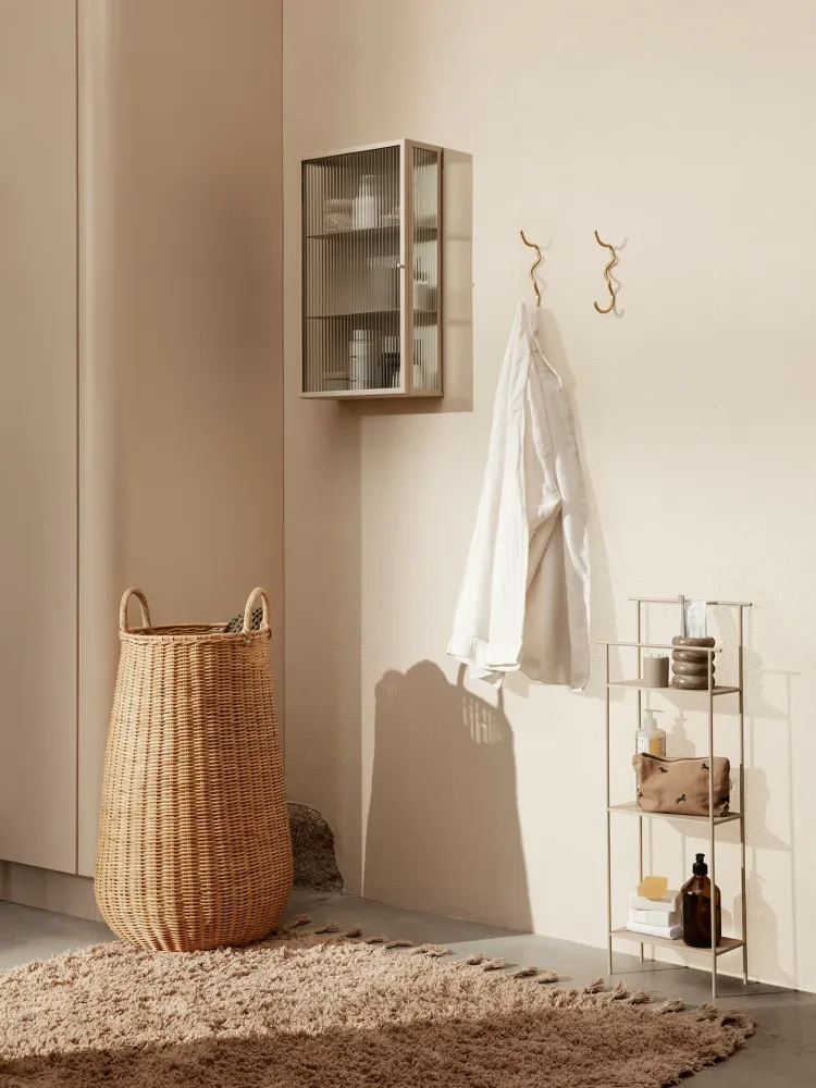 Amass Long Pile Rug - White Pepper Ferm Living - DK