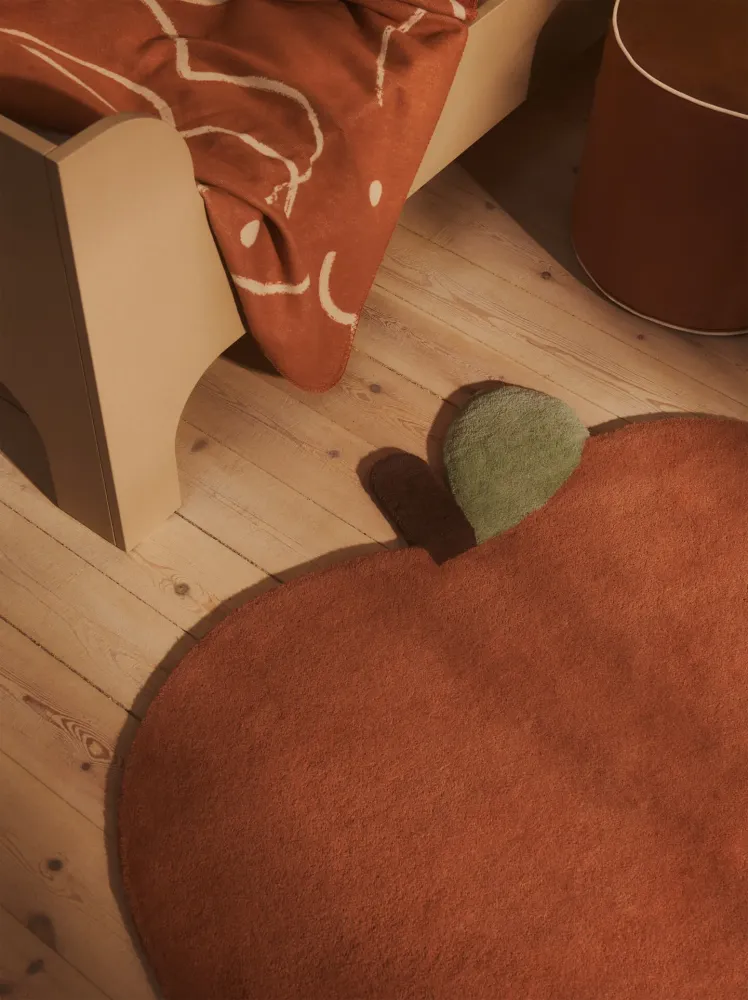 Apple Tufted Rug - Brown Clay Ferm Living - DK