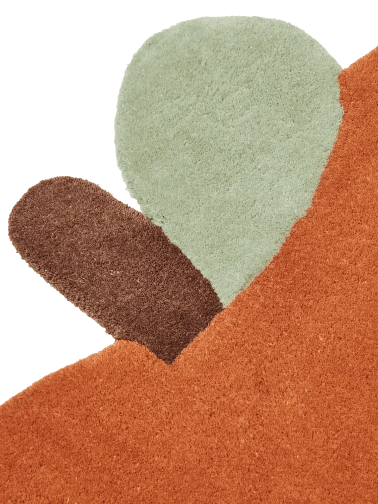 Apple Tufted Rug - Brown Clay Ferm Living - DK