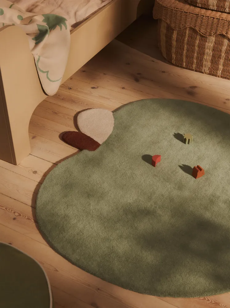 Apple Tufted Rug - Tea Green Ferm Living - DK