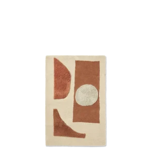 Bloco Tufted Rug - Blush/Off-White 80 Ferm Living - DK